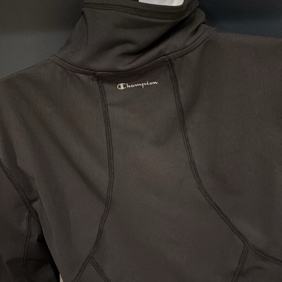 Champion Jersey logo zipper sweatshirt Sz M - Picture 11 of 12